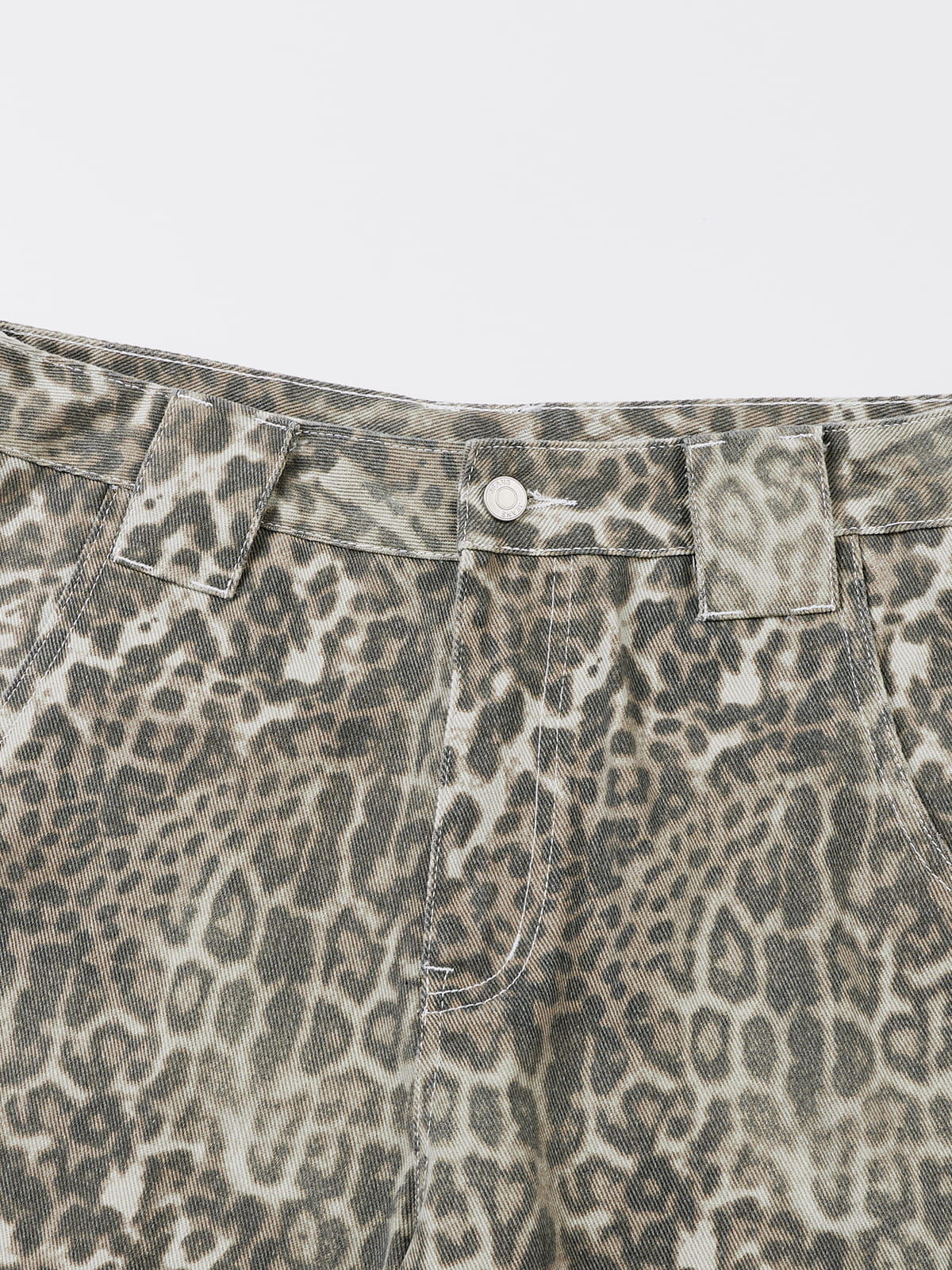 Lepoard Print Jorts