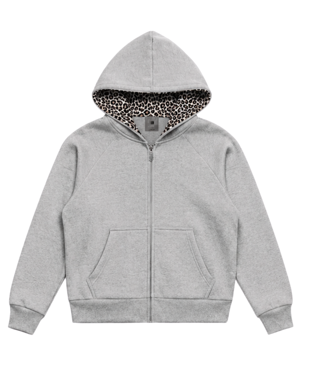 Leopard Fleece Zip-Up
