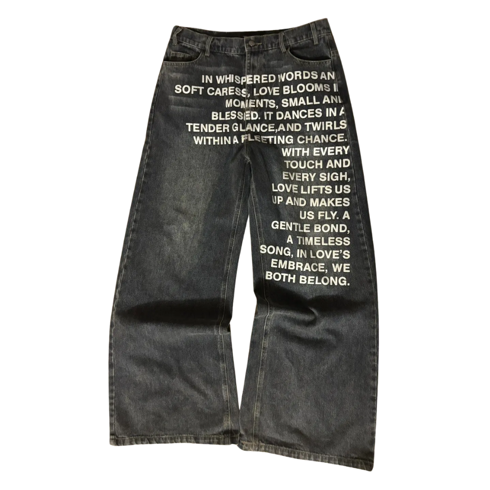 Demin Poem Jeans